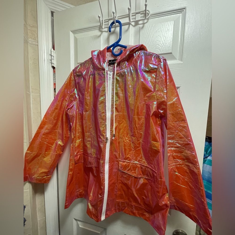 Rare Cobie Gold Holographic Raincoat